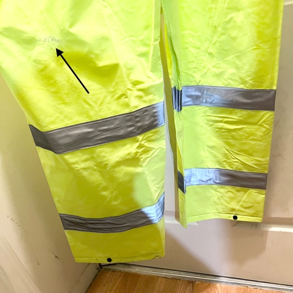 |•HIGH-VISIBILITY SAFETY RAIN SUIT• Fluorescent Fluorescent Size XXL (Ha… - Picture 11 of 16